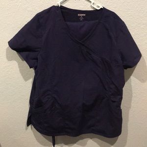 Scrub star dark blue set top and bottom